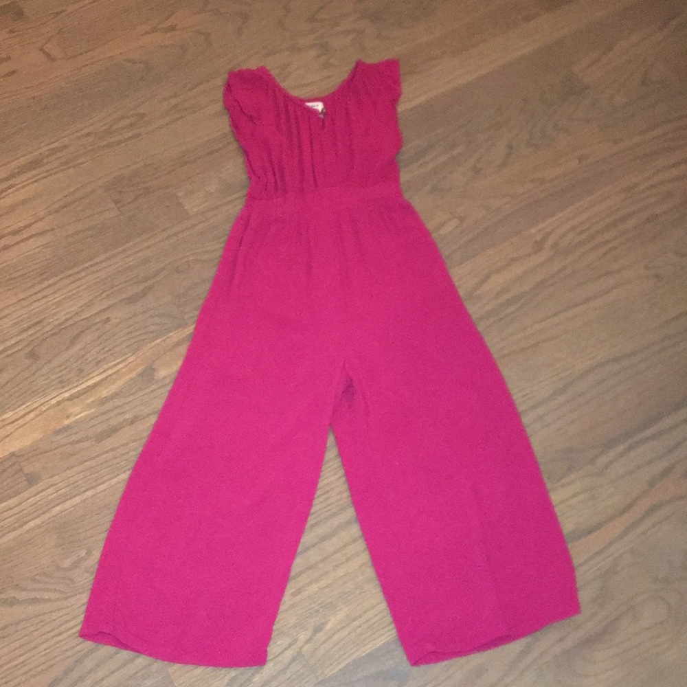Pink. Long romper.